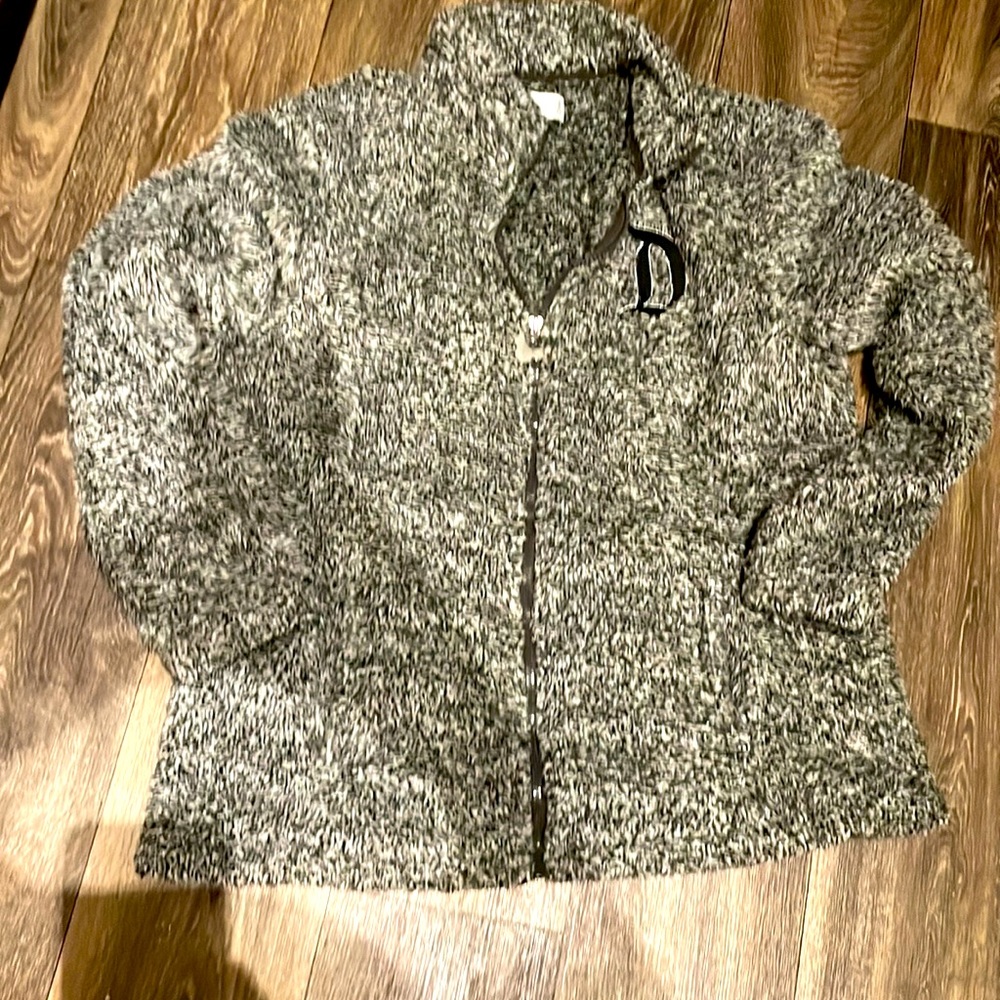 Disneyland logo full zip jacket faux fleece